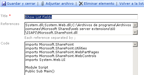 csegScript list